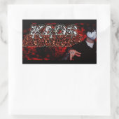 KAOS ANUBISステッカー（ブロック） 長方形シール (バッグ)