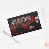 KAOS ANUBISステッカー（ブロック） 長方形シール (封筒)