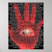 KAOS KARMA original poem poster ポスター (正面)