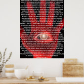 KAOS KARMA original poem poster ポスター (キッチン)