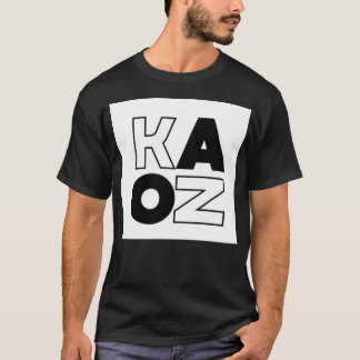 KAOZ black and white  Tシャツ