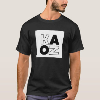 KAOZ black and white  Tシャツ