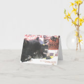 Kapalua私は冬眠していません! -メッセージカード カード (黄色い花)