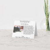 Kapalua私は冬眠していません! -メッセージカード カード (裏面)