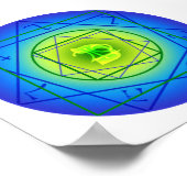 Kaph Sigil – お金、拡張、美しい ポスター (角)