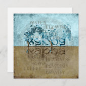 KAPHA DOSHA – グリーティングカード (正面/裏面)