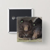 Kapiolaniおよび影-正方形ボタン 缶バッジ (正面&裏面)