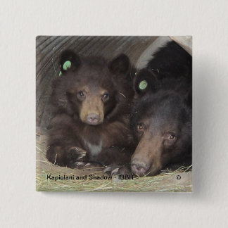 Kapiolaniおよび影-正方形ボタン 缶バッジ