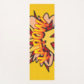 KAPOWおもしろいレトロ漫画ブックアーポップ・アートのト ヨガマット (正面)