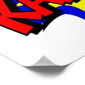 KAPOW漫画ブックスタイル ポスター (角)