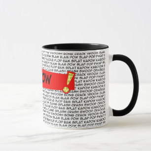 kapow! スーパーヒーローのコーヒー・マグ マグカップ