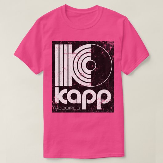 Kappレコード Tシャツ (デザイン正面)