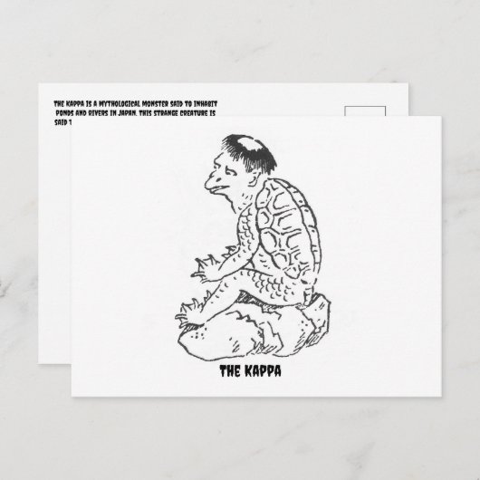 Kappa Cryptidはがき ポストカード (正面/裏面)