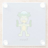 Kappa Imp日本の:漫画の妖怪 ガラスコースター (裏面)