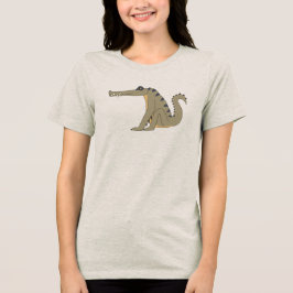Kaprosuchus Dinosaur Adult Shirt トライブレンドＴシャツ