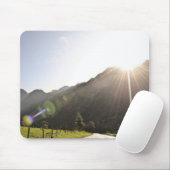 kaprun、ザルツブルクのsalzburgerの土地、salzkammergut、2 マウスパッド (マウス)