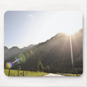 kaprun、ザルツブルクのsalzburgerの土地、salzkammergut、2 マウスパッド