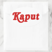 KAPUT ♦動作しない♦ 楕円形シール (バッグ)
