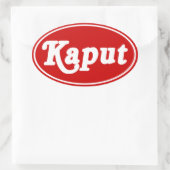 KAPUT ♦動作しない♦ 楕円形シール (バッグ)