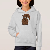 Kapuzenpulli mit Eichhörnchenmotiv (正面)