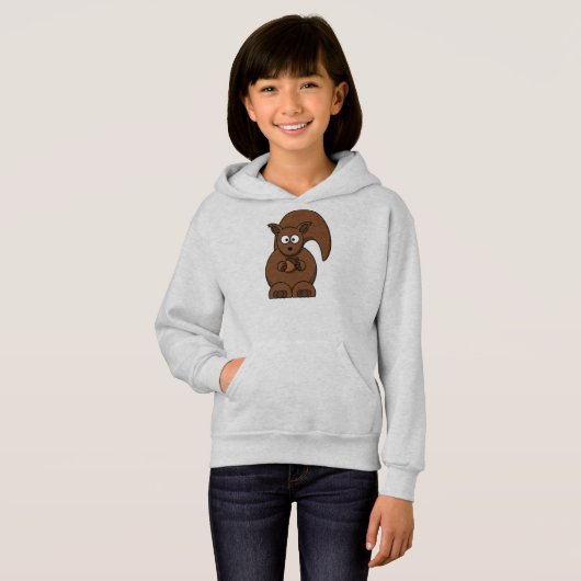 Kapuzenpulli mit Eichhörnchenmotiv (正面フル)