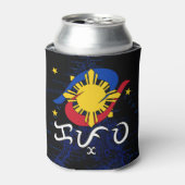 Kapwa (バイバイン文字) 缶クーラー (缶正面)