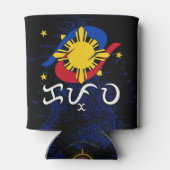 Kapwa (バイバイン文字) 缶クーラー (裏面)