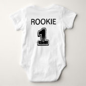 Käpylä Maanantai私の最初ジャージー ベビーボディスーツ (裏面)