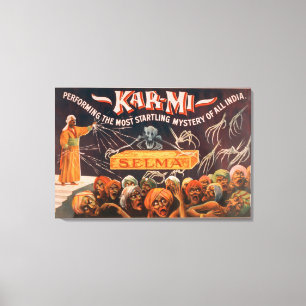 Kar mi "すべてのインドの最も衝撃的なミステリー" キャンバスプリント