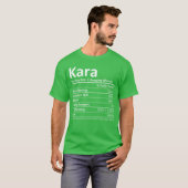 KARA Nutrition パーソナライズドネーム 楽しいクリスマスG Tシャツ (正面フル)