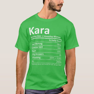 KARA Nutrition パーソナライズドネーム 楽しいクリスマスG Tシャツ