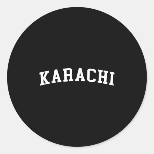 Karachi  ラウンドシール (正面)