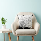 Karachi Pakistan Map クッション (椅子)