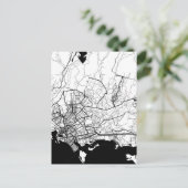 Karachi Pakistan Map ポストカード (スタンド正面)