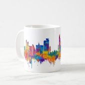 Karachi Skyline Pakistan コーヒーマグカップ (正面左)