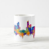 Karachi Skyline Pakistan コーヒーマグカップ (中央)