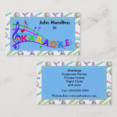 Karaoke DJ名刺 名刺 (正面/裏面)