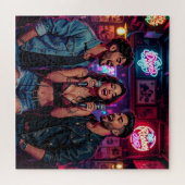 Karaoke in a Bar Comic ジグソーパズル (横)