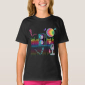 Karaoke Neon Singing Music Party Tシャツ (正面)