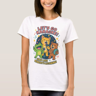 Karaoke Party Animals – Sing Like Nobody’s Listeni Tシャツ