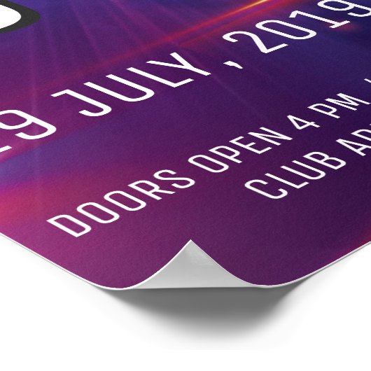 Karaoke Party | DJ | Club Flyer ポスター (角)