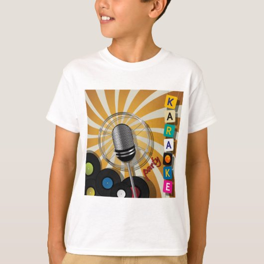 Karaoke Party Singing T-Shirt Tシャツ (正面)