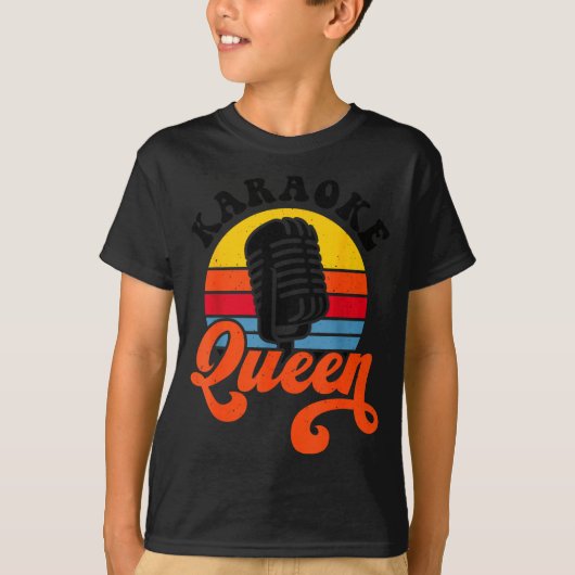 Karaoke Queen  Tシャツ (正面)