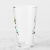 Karaoke Singing Stickman タンブラーグラス (左)