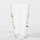 Karaoke Singing Stickman タンブラーグラス (右)