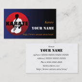 KARATE 01 名刺 (正面/裏面)