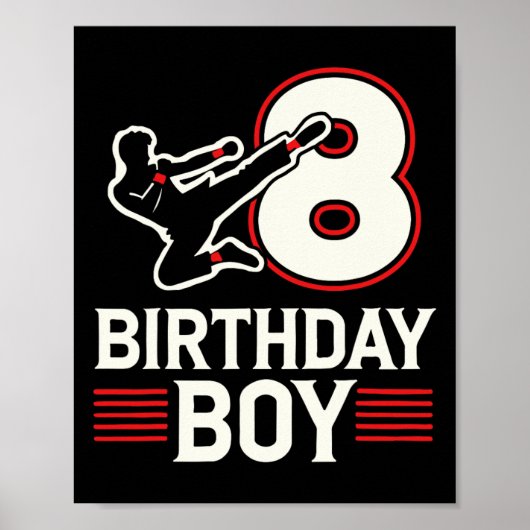 Karate 8 Birthday Boy  ポスター (正面)