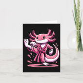 Karate Axolotl Martial Arts Taekwondo Kickboxing F カード (正面)