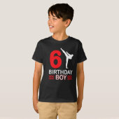 Karate Birthday Tee Boy Gift Kids Taekwondo 4 Tシャツ (正面フル)