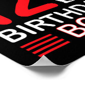 Karate Birthday Tee Boy Gift Kids Taekwondo 6  ポスター (角)